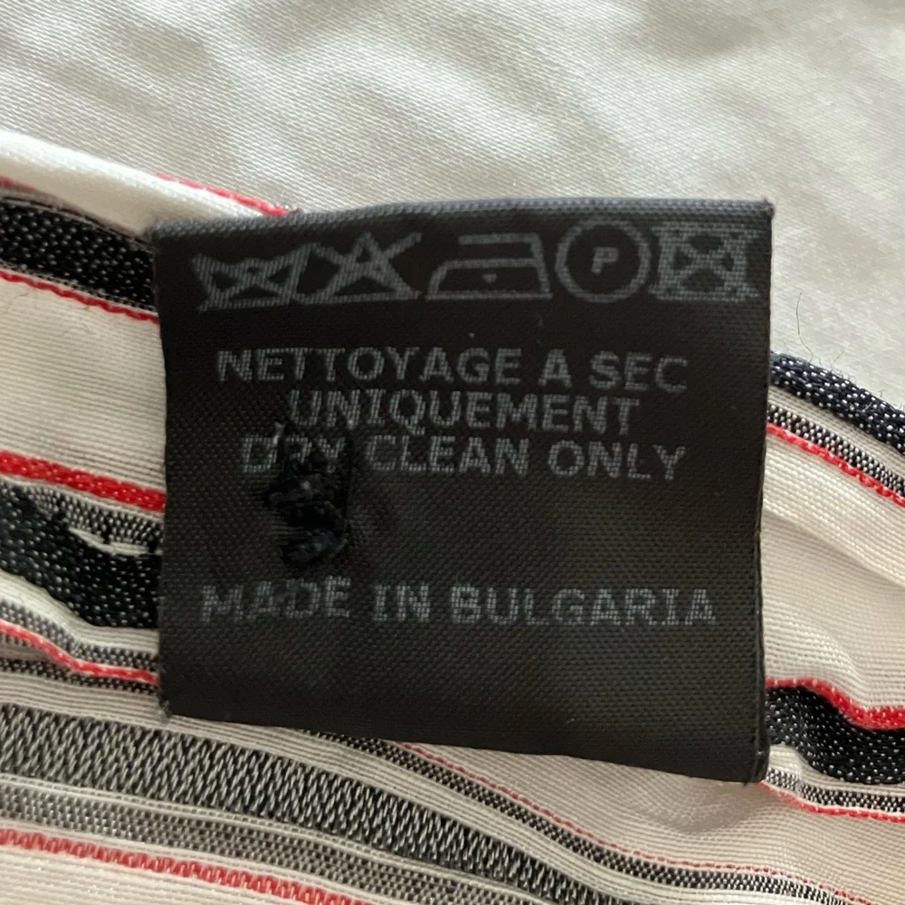 Isabel Marant striped top size 34 with a tie and exposed zipper - Picture 7 of 9